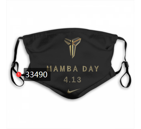 2021 NBA Los Angeles Lakers #24 kobe bryant 33490 Dust mask with filter